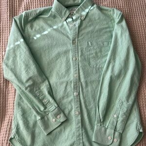 Jos. A. Bank Light Green Casual Button-Down Shirt
